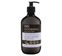 Baylis & Harding Goodness Lot de 3 flacons de nettoyant naturel pour les mains Varech & Menthe poivrée, 500 ml, convient aux végétaliens