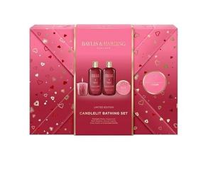 Baylis & Harding, Midnight Cherry Lot de 4 bougies pour le corps