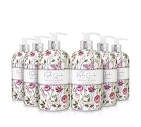 Baylis & Harding Royale Garden Rose Coquelicot et vanille 500 ml Lavage à la main Lot de 6