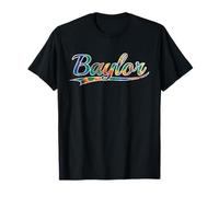 Baylor Waco Texas Bears Fan Tie Dye Vintage Varsity T-Shirt