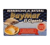 Baymar Der Gigant Lot de 9 coquillages en forme de cœur Naturel 65 g
