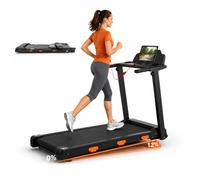 Baymate Tapis de Course Pliable Inclinable 12% pour Maison, Walking Pad 12 km/h avec Moteur Silencieux 3.0 HP, Charge Max 138 kg, Tapis de Marche Pliable pour Marche, Jogging et Course