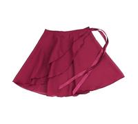 BAYNOPURIN Jupes De Ballet Jupes De Ballet for Enfants Et Filles, Danse en Mousseline Soie Blanches Noires, Mini Jupe Courte Nouée for Femme(R,L)