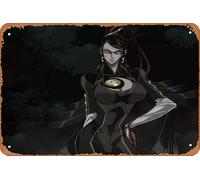 Bayonetta : Bloody Fate Poster Décoration murale rétro en métal 20,3 x 30,5 cm