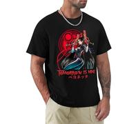 Bayonetta Design for Fans Tomorrow is Mine T Shirts Men Women's 100% Cotton T-Shirt O Neck Tees Short Sleeve Clothes Unique Black L