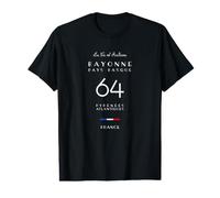 Bayonne 64 Pays Basque Pyrénées Atlantiques France T-Shirt Graphique avec Valeur