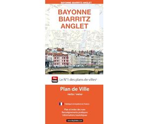 BAYONNE-BIARRITZ-ANGLET 2024 - Plan de ville