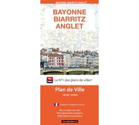 Bayonne, Biarritz, Anglet, Pyrénées-Atlantiques - Plan de ville | Blay Foldex