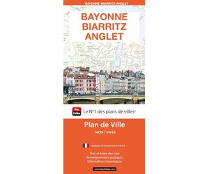 Bayonne, Biarritz, Anglet, Pyrénées-Atlantiques - Plan de ville | Blay Foldex