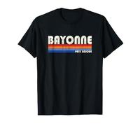 Bayonne Pays Basque Style Rétro Années 70 80 T-Shirt