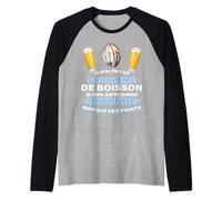 Bayonne Rugby Apéro Bière Supporter Bayonnais Homme Femme Manche Raglan