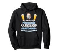 Bayonne Rugby Apéro Bière Supporter Bayonnais Homme Femme Sweat à Capuche