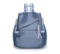 BAYORE Sac à Dos Antivol Multifonction pour Femme - Bandoulière, Étanche, Polyvalent - Sac de Voyage Bleu (As Shown, Erreur 1-3cm)
