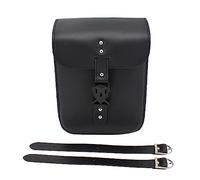 BAYORE Sacoches de selle de moto en cuir - Sac de rangement pour outils - Sacs latéraux imperméables - Facile à installer - Sac à outils de moto étanche