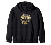Bayous Brass Beignets Chemise Louisiane Musique Nature Food Sweat à Capuche