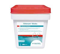 BAYROL Chloryte Sticks Chlore Lent Non Stabilisé Piscine Entretien Régulier | Sticks de chlore sans stabilisant, hypochlorite de calcium, dissolution lente, seau 4,5 kg, production européenne