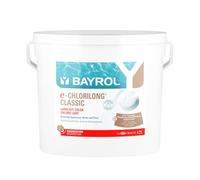 BAYROL e-Chlorilong® Classic Piscine 10 kg - Galets de Chlore Lent 200g - 92% Chlore Actif - Désinfection Permanente Haute Concentration - Anti-Calcaire