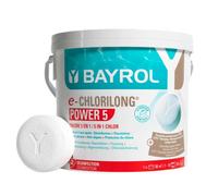 Bayrol Galets de chlore e.Chlorilong POWER 5 – à dissolution lente – 1 ou 5 kg