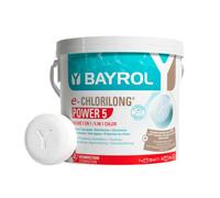 Bayrol Galets de chlore e.Chlorilong POWER 5 – à dissolution lente – 1 ou 5 kg