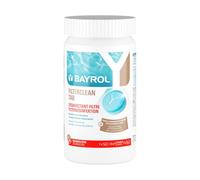 BAYROL Filterclean Tab Tablettes de Chlore brevetées de 200 g pour la Double désinfection des filtres à Sable pH Neutre 1 kg