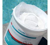 Bayrol Granulés de chlore FIXXX Bouteilles de 5 kg + porte-clés décapsuleur Sumabi Cadeau !!!