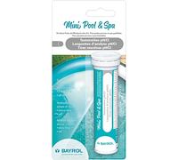 BAYROL Mini Pool&Spa Bandelettes d'analyse pH & Chlore 25 bandelettes - Analyse Eau Piscine