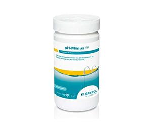 BAYROL pH-Minus 1,5 kg - Granulés purs pour baisser Un pH trop élevé dans la Piscine - Dissolution Rapide et Totale sans résidus - ph Piscine