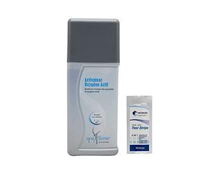 BAYROL SpaTime ACTIVATEUR D'OXYGÈNE Actif Liquide - 1L | Renforce l'action de l'Oxygène Actif - Liquide algicide concentré + 10 Tests HPS OFFERTS 6 en 1
