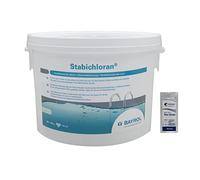 BAYROL STABICHLORAN Granulés - 3kg | Stabilisant du Chlore + 10 Tests HPS OFFERTS 6 en 1