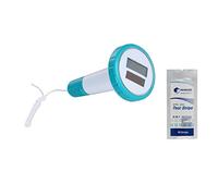 BAYROL THERMOMETRE SOLAIRE A AFFICHAGE DIGITAL | Avec Cordelette - Accessoire - Entretien de la Piscine + 10 Tests HPS OFFERTS 6 en 1