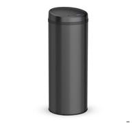 Bayt Poubelle Sensor 50L - Ouverture sans contact - Poubelle ronde - Noir