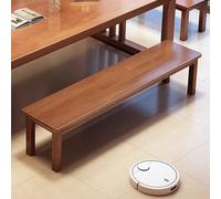 BAYTEWJX Banc Salle a Manger,Tabouret D'intérieur en Bois,Banc en Bois 2 Places,pour Cuisine Salle à Manger Salon Entrée.(Walnut,160x30x45cm)
