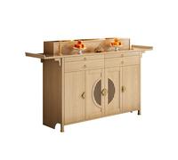 BAYTEWJX Bouddha Autel Étagère Sanctuaire,Armoire de Rangement pour Sanctuaire Bouddhiste,avec Tiroirs,pour Salons Bureaux et Temples.(Wood Color,188x48x118.5cm)