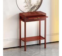 BAYTEWJX Bouddha Autel Étagère Sanctuaire,Bambou Bouddha Étagère Statue Stand,Table de Méditation,avec Plateau Coulissant,pour Petits Espaces.(Red Walnut,70x30x101cm)