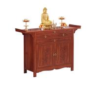 BAYTEWJX Bouddha Autel Étagère Sanctuaire,Table D'offrande de Niche à Usage Domestique, avec Tiroirs et Rangements,pour la prière Le culte.(108x48.8x108cm)