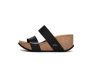 Bayton Mule 'Philomene' marron / noir, Taille 39