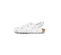 Bayton Pantoufle 'Noma' marron / argent / blanc, Taille 27