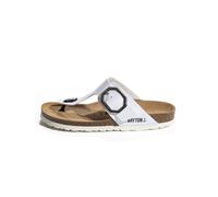Bayton Tongs 'Mercure' noir / argent / blanc, Taille 37