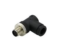 bayzconn M12 5 Pôles Mâle Connecteur, IP67 Étanche A Codés 90 ° 5 Broches sur Place à Vis Capteur 12mm M12 5 Core Connecteurs Ronds Accessoires pour l'automatisation Industrielle 125V 4A AC/DC