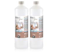 BAYZID® Chlore Liquide Spa 2 x 1 kg - Désinfectant Rapide pour Spas & Pataugeoires - Teneur en Chlore Actif 13-15%