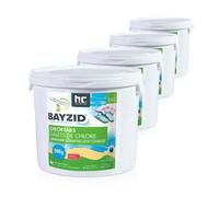 BAYZID® Galets de Chlore Lent 200g - Traitement Piscine et Bassin