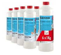 Bayzid® pH Moins Liquide 14,9% 1 x 1 kg | Abaisseur de pH Rapide & Efficace pour Piscine | Stabilisé et Compatible avec Tous Les Produits Bayzid