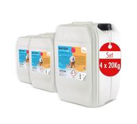 Bayzid® pH Moins Liquide 14,9% 4 x 20 Kg | Abaisseur de pH Rapide & Efficace pour Piscine | Stabilisé et Compatible avec Tous Les Produits Bayzid