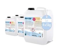 Bayzid pH Moins Liquide 14,9% 4 x 5 kg - Abaisseur de pH Rapide & Efficace | Piscine - Stabilisé et Compatible avec Tous les Produits Bayzid - Abaisse le pH Rapidement - Optimise l'Efficacité du Chlore
