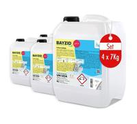 BAYZID® pH Plus Liquide - Augmenteur de pH pour Piscine - Bidon de 4 x 7 kg (28 kg) - Compatible Tous Traitements
