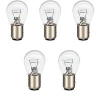 -Baz15d P21/5w Feux Frein/Position Feux De Recul Feux De Brouillard/Signalisation Pour Voiture/Moto S25 12v 21w 5w Blanc Chaud Faisceau Haut/Bas 5pcs