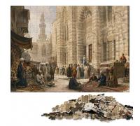 Bazaar of The Silk Mercers Puzzle pour Adultes | À offrir : Puzzle pour passionné - cadeau sans écran pour adulte avec loisir manuel en intérieur.