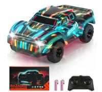 BAZADER Voiture Télécommandée pour Enfants, RC Auto 1:22, Adaptée Aux Garçons de 3 4 5 6 7 8 Ans, Adaptée À L'Intérieur et À L'Extérieur, À Double Vitesse avec Plusieurs Lumières