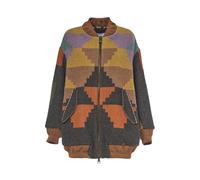 Bazar Deluxe - Bomber Oversize à Imprimé Graphique - Femme - Vestes - Multicolore - Taille: 34 FR