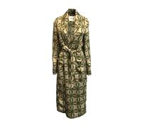 Bazar Deluxe, Femme, Manteaux, Vert, Taille: 36 FR Veste Ethnique en Viscose Stretch Camel Vert